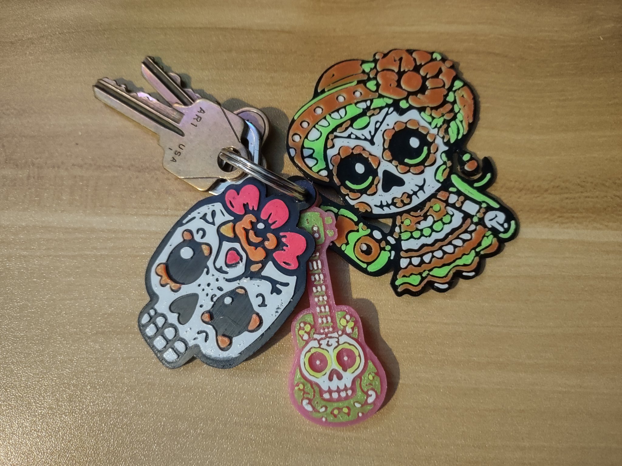 Móc khóa chủ đề Ngày của người chết (Día de Muertos)
