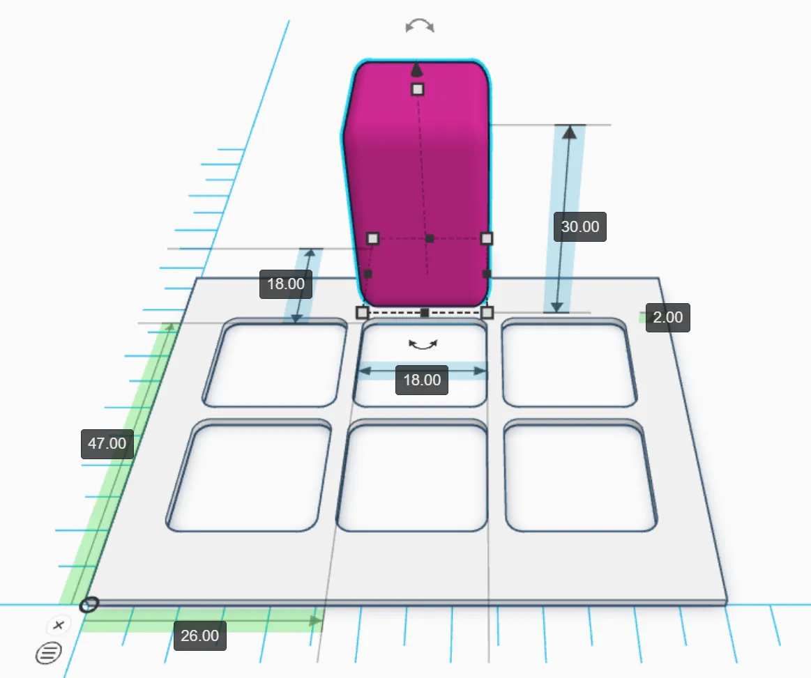 Mẫu mặt trước cho Stream Deck Mini