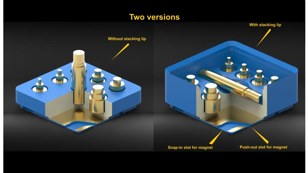 Gridfinity đựng đầu ốc vít xoắn Ruthex