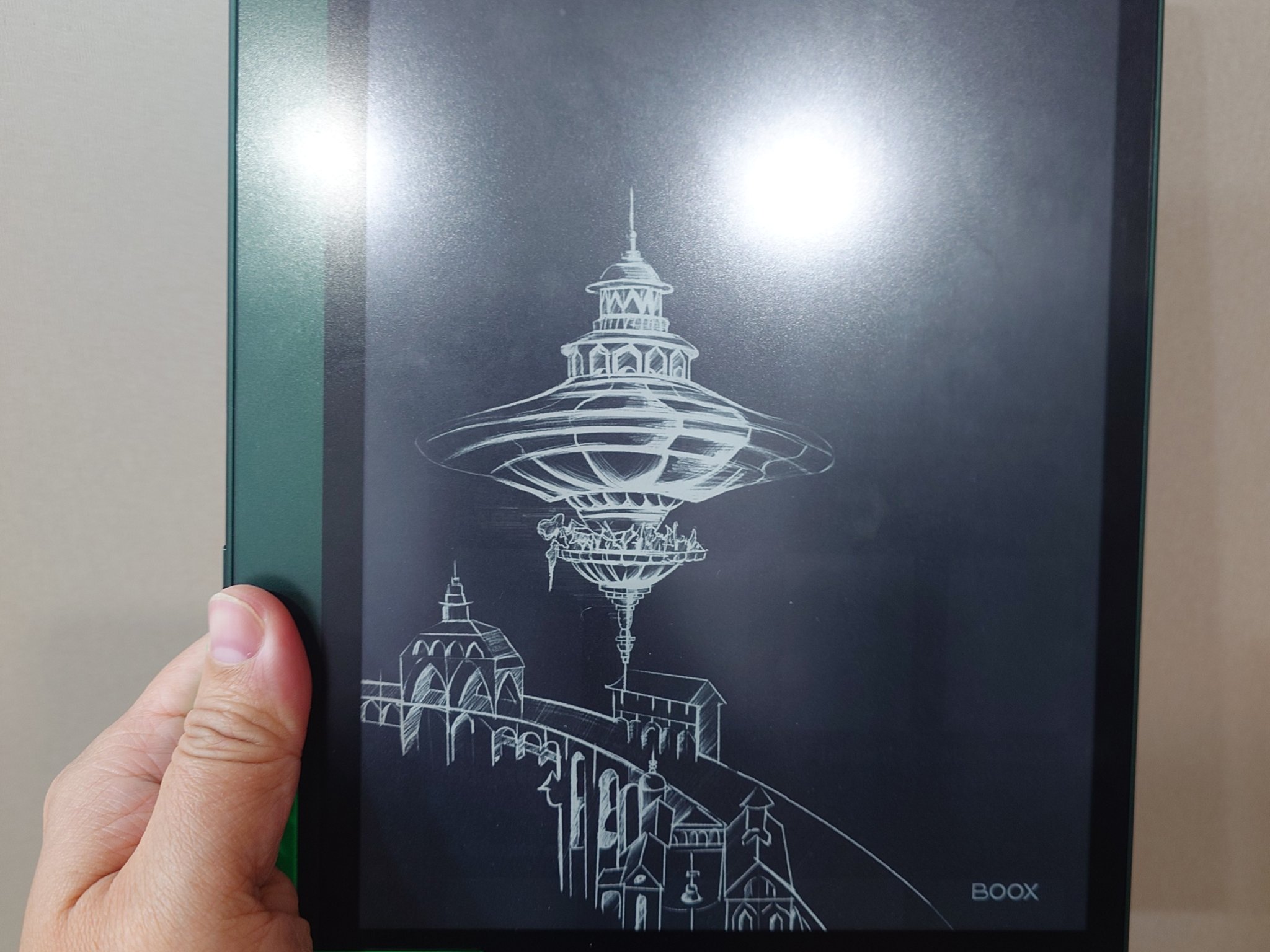 Cán cầm Boox giúp cầm nắm thoải mái hơn