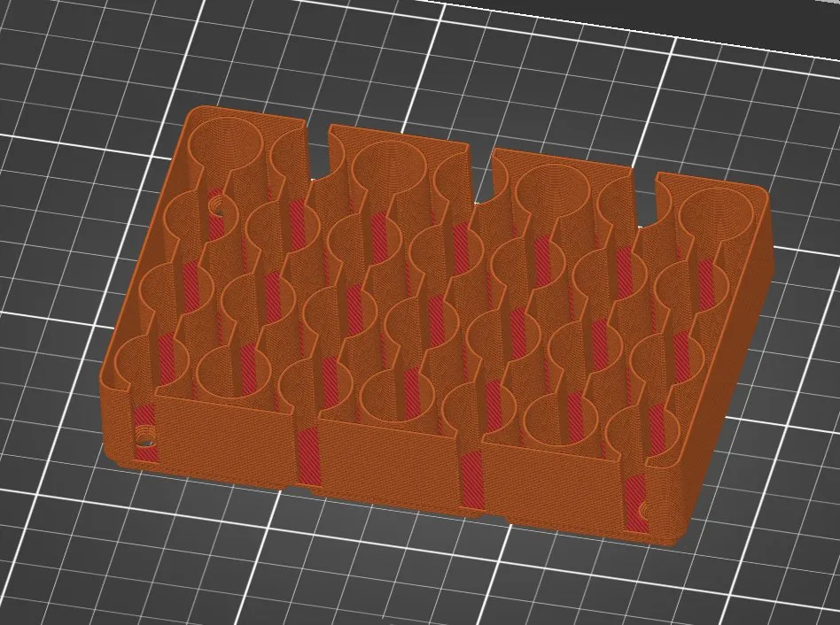 Hộp pin AA - Gridfinity - Vasemode - 15 kích cỡ khác nhau