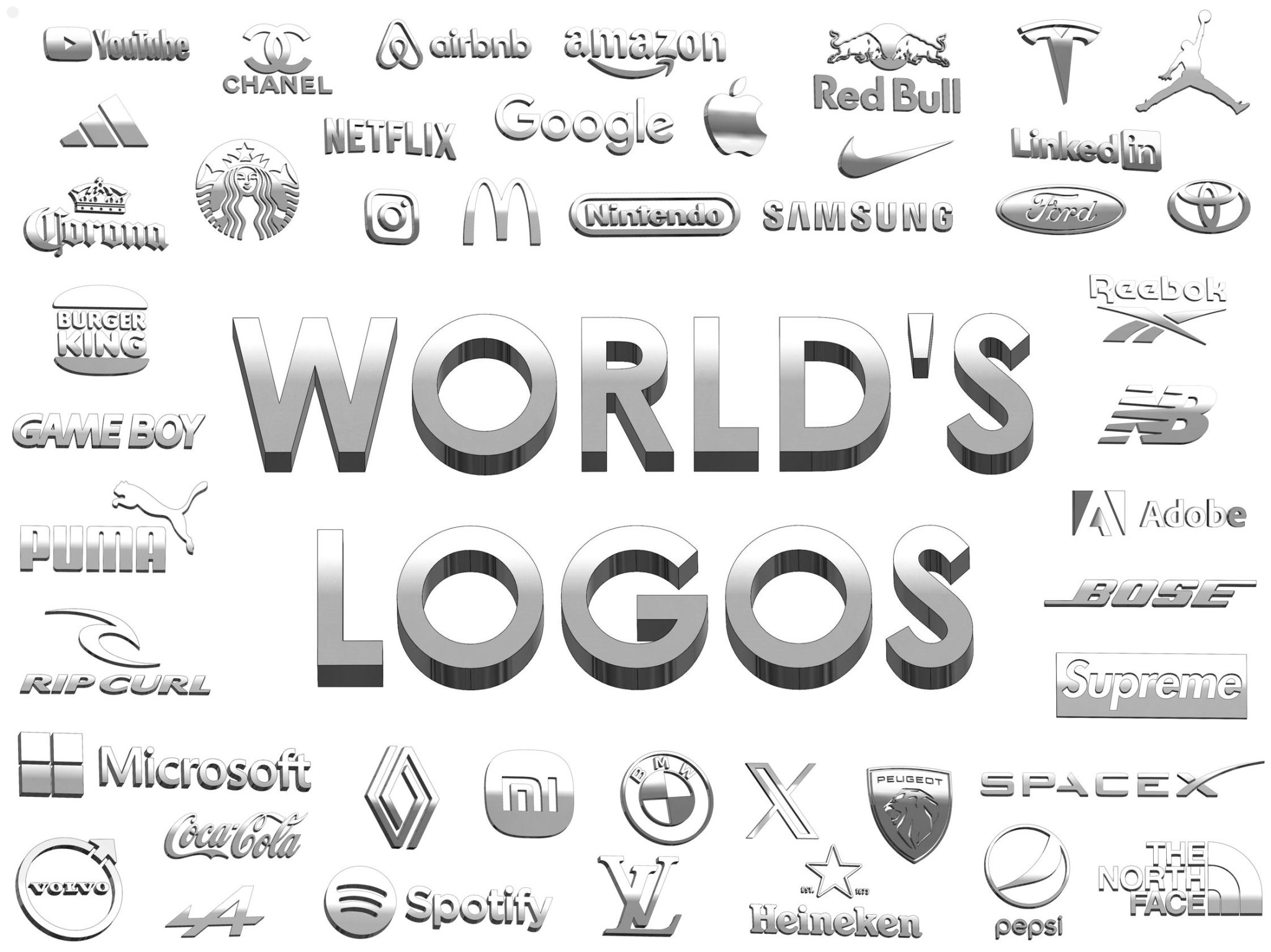 Hơn 100 Logo Nổi Tiếng Thế Giới (+DXF)