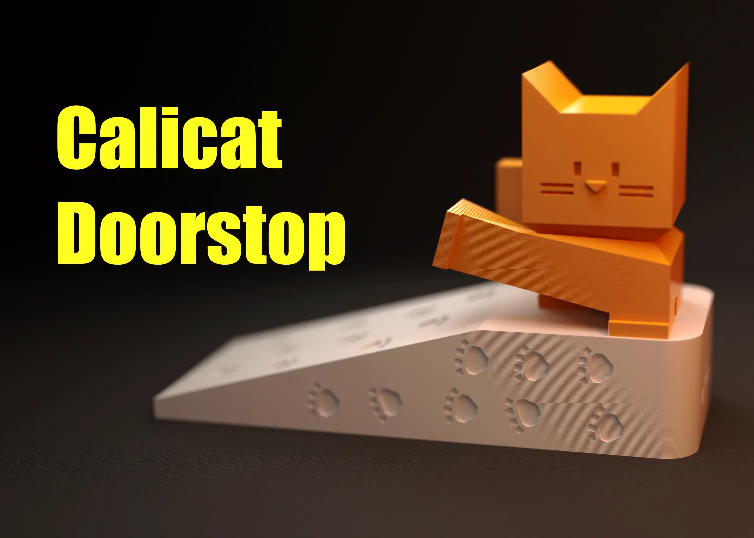 Giá đỡ cửa hình mèo Calicat đáng yêu