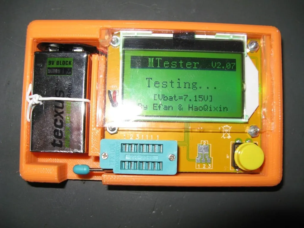 Vỏ bảo vệ đồng hồ LCR-T4 và bộ kiểm tra transistor