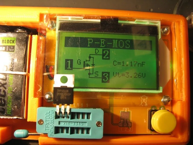 Vỏ bảo vệ đồng hồ LCR-T4 và bộ kiểm tra transistor