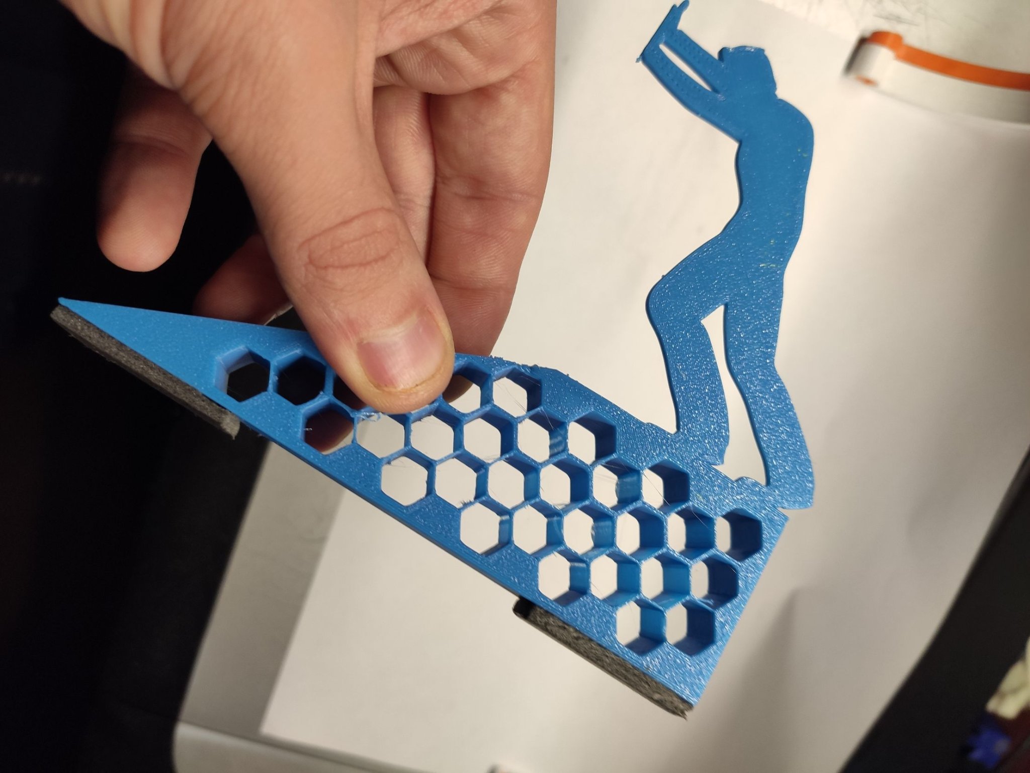 Đế chặn cửa hình người đẩy đơn giản