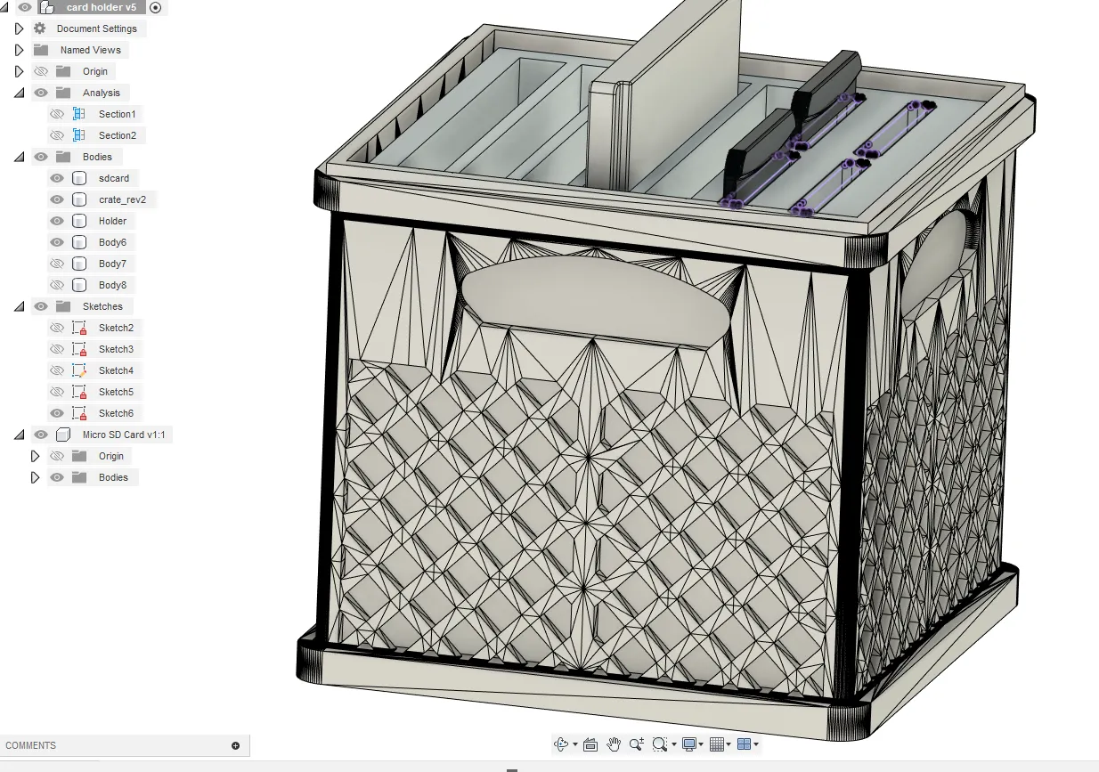 Giá đỡ thẻ nhớ SD/Micro SD hình thùng sữa