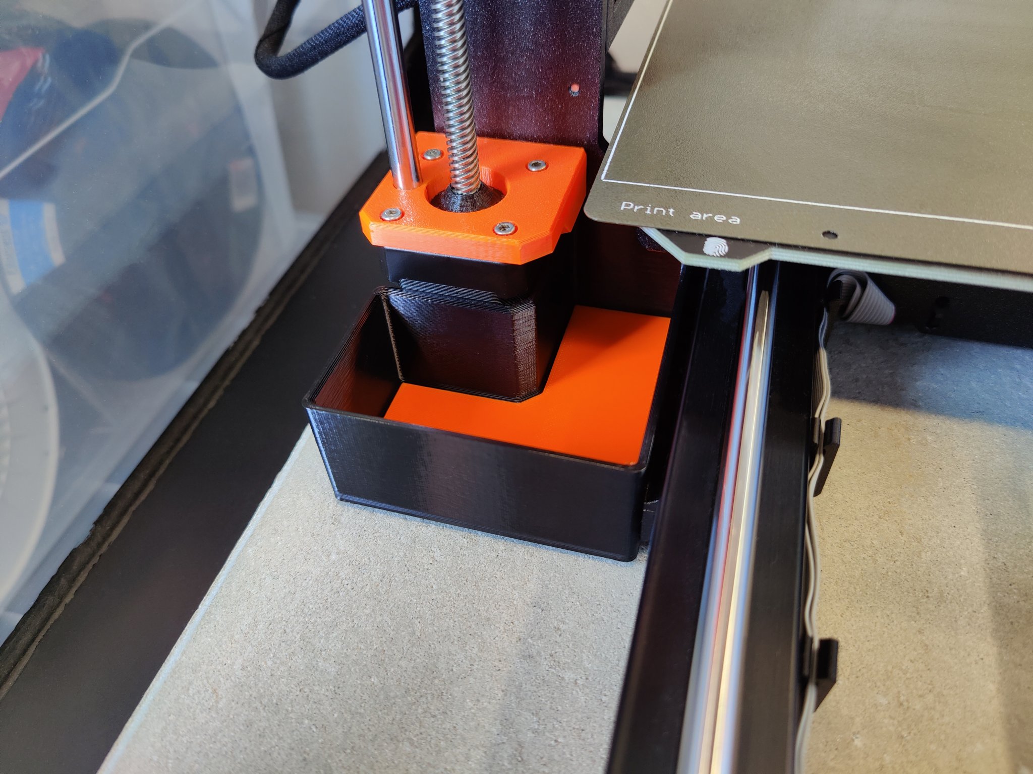 Thùng chứa bên cho máy in Prusa MK3/MK3S/MK3S+