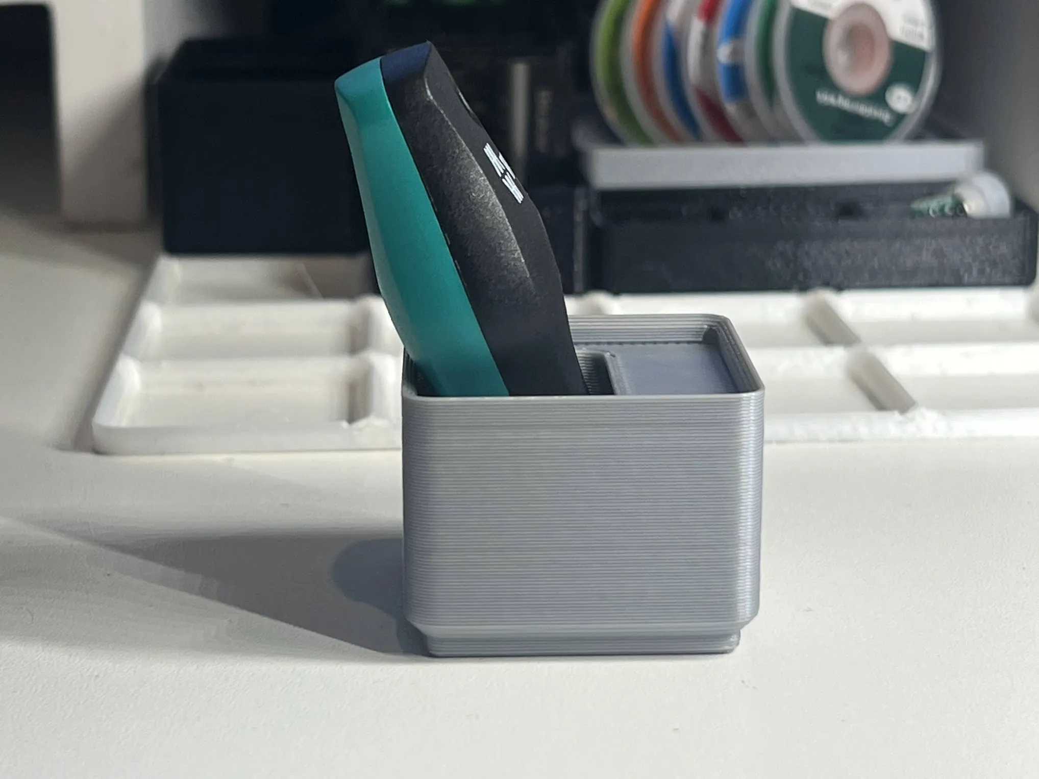 Giá đỡ cho máy từ Wera Magnetiser #Gridfinity