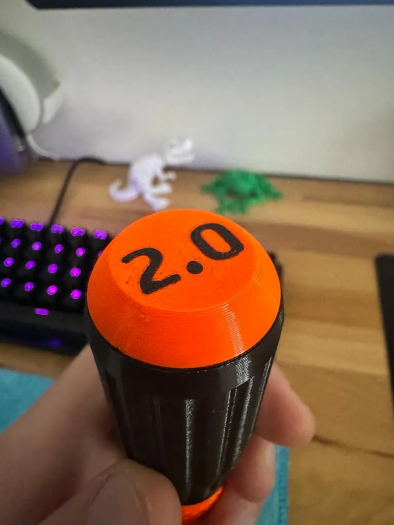 Khóa và nắp hai màu cho tay cầm chìa Allen