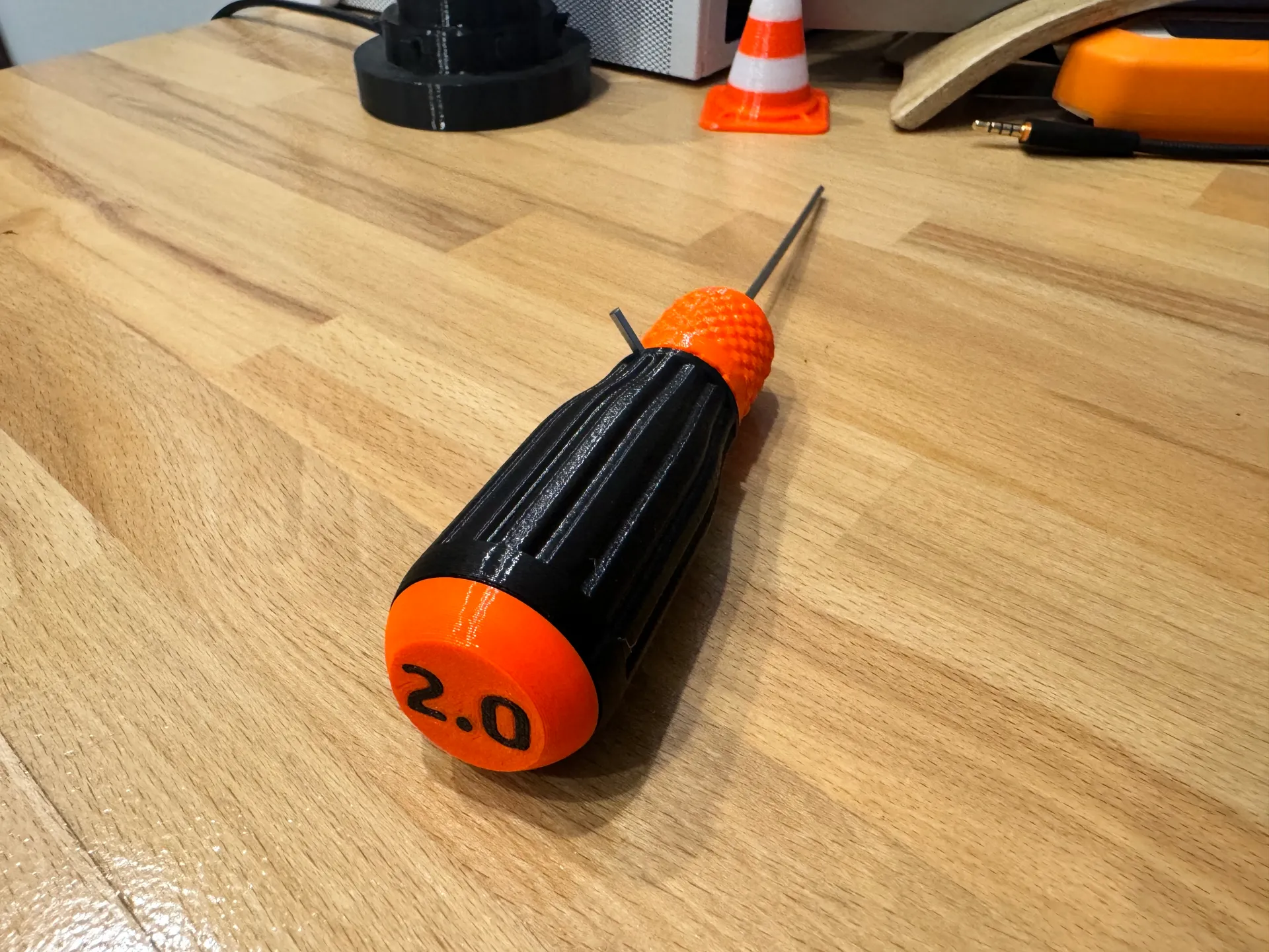 Khóa và nắp hai màu cho tay cầm chìa Allen