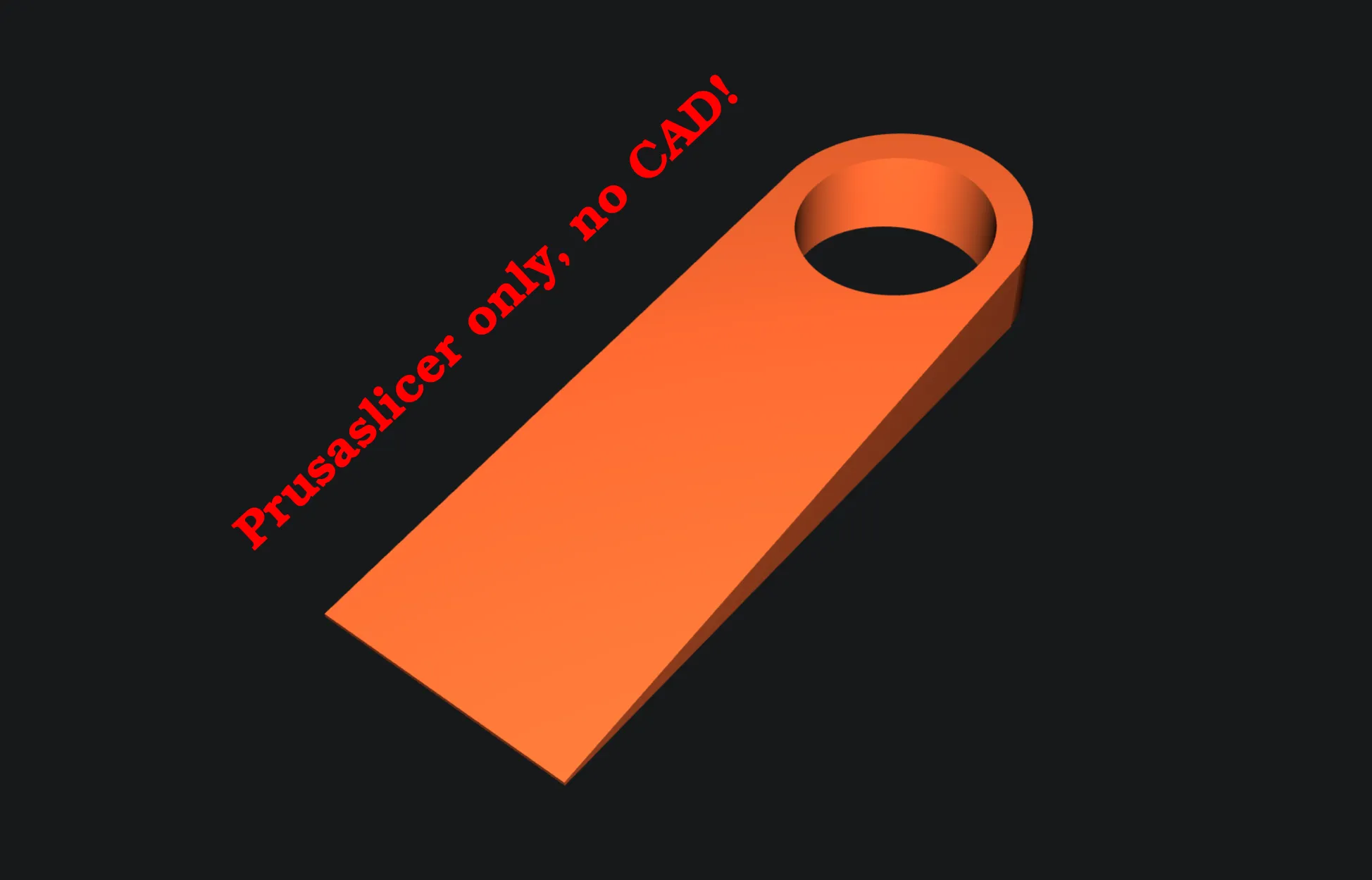 Cái chặn cửa đơn giản được tạo ra chỉ bằng slicer