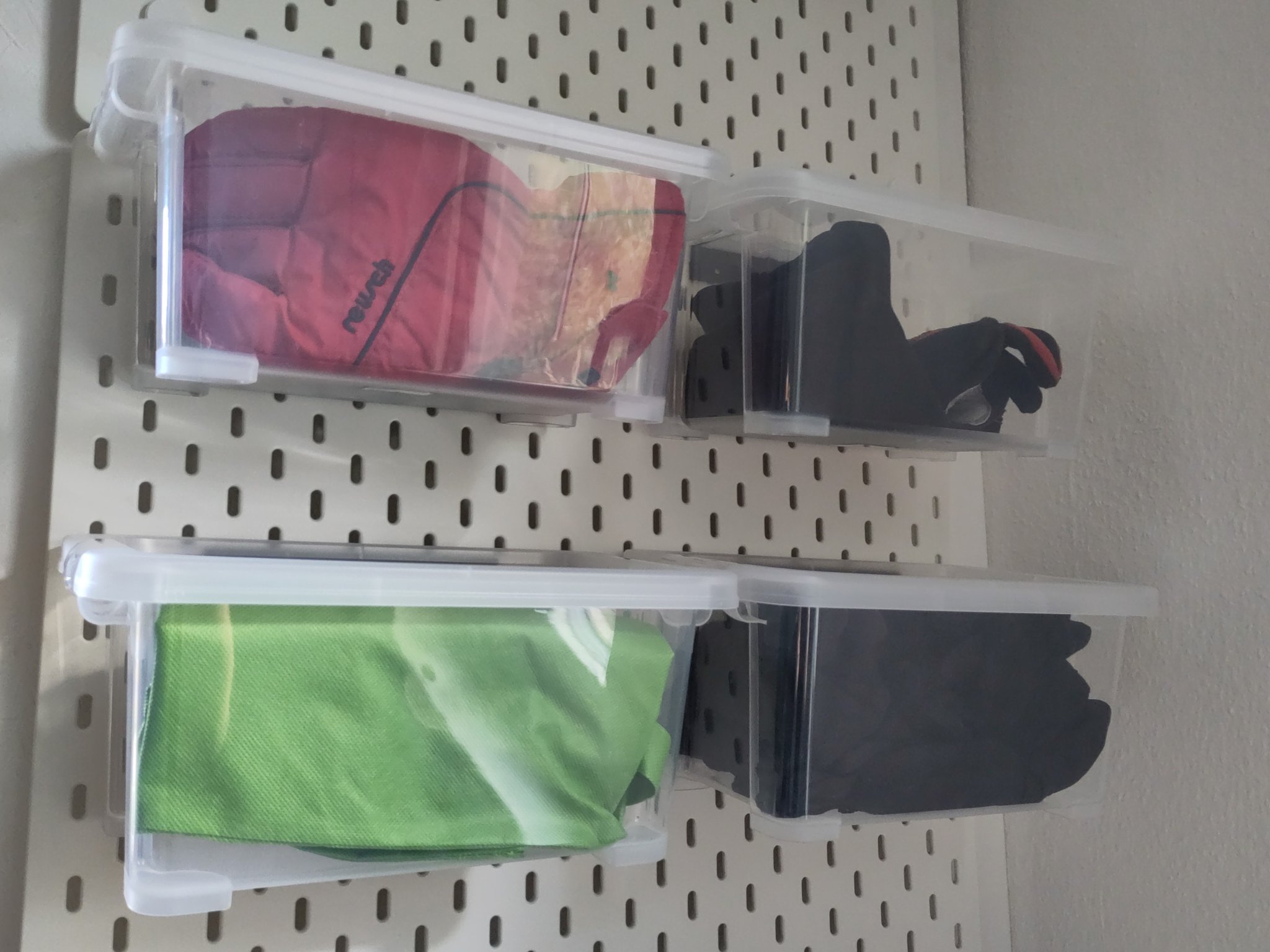 Giá đỡ hộp trong suốt Regalux 4L cho tường và bảng skadis