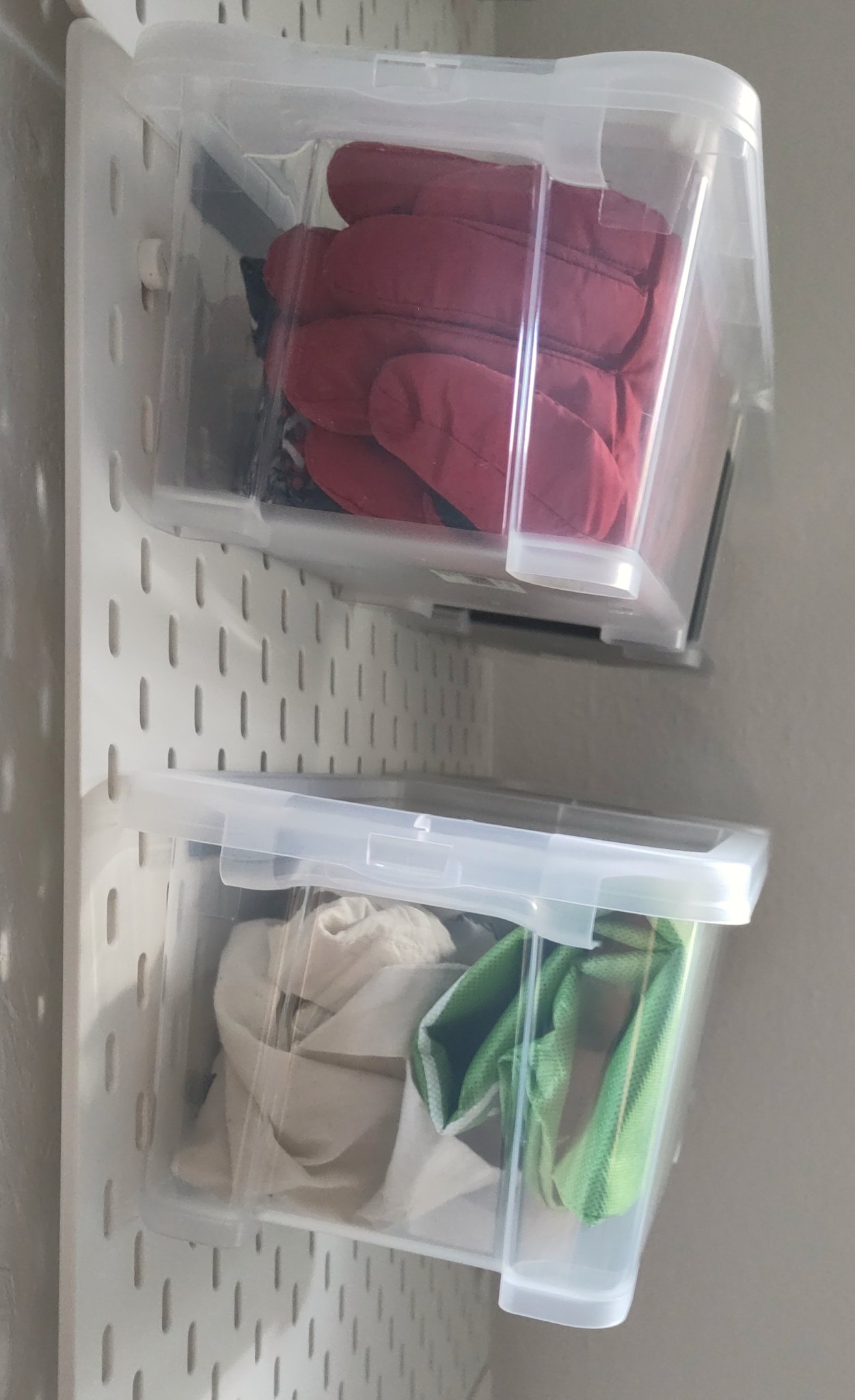 Giá đỡ hộp trong suốt Regalux 4L cho tường và bảng skadis