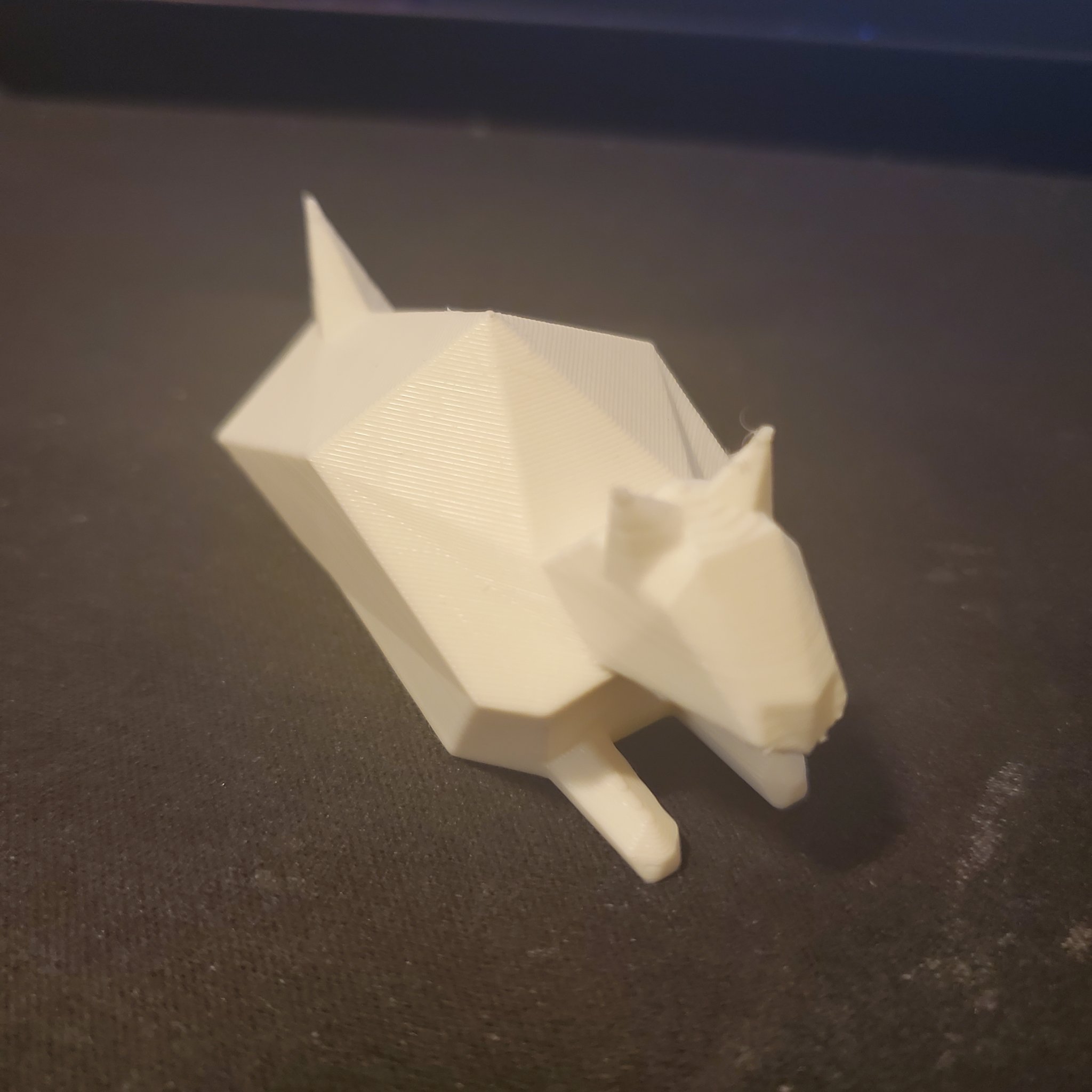 Floppa Tối Giản Phong Cách Low Poly
