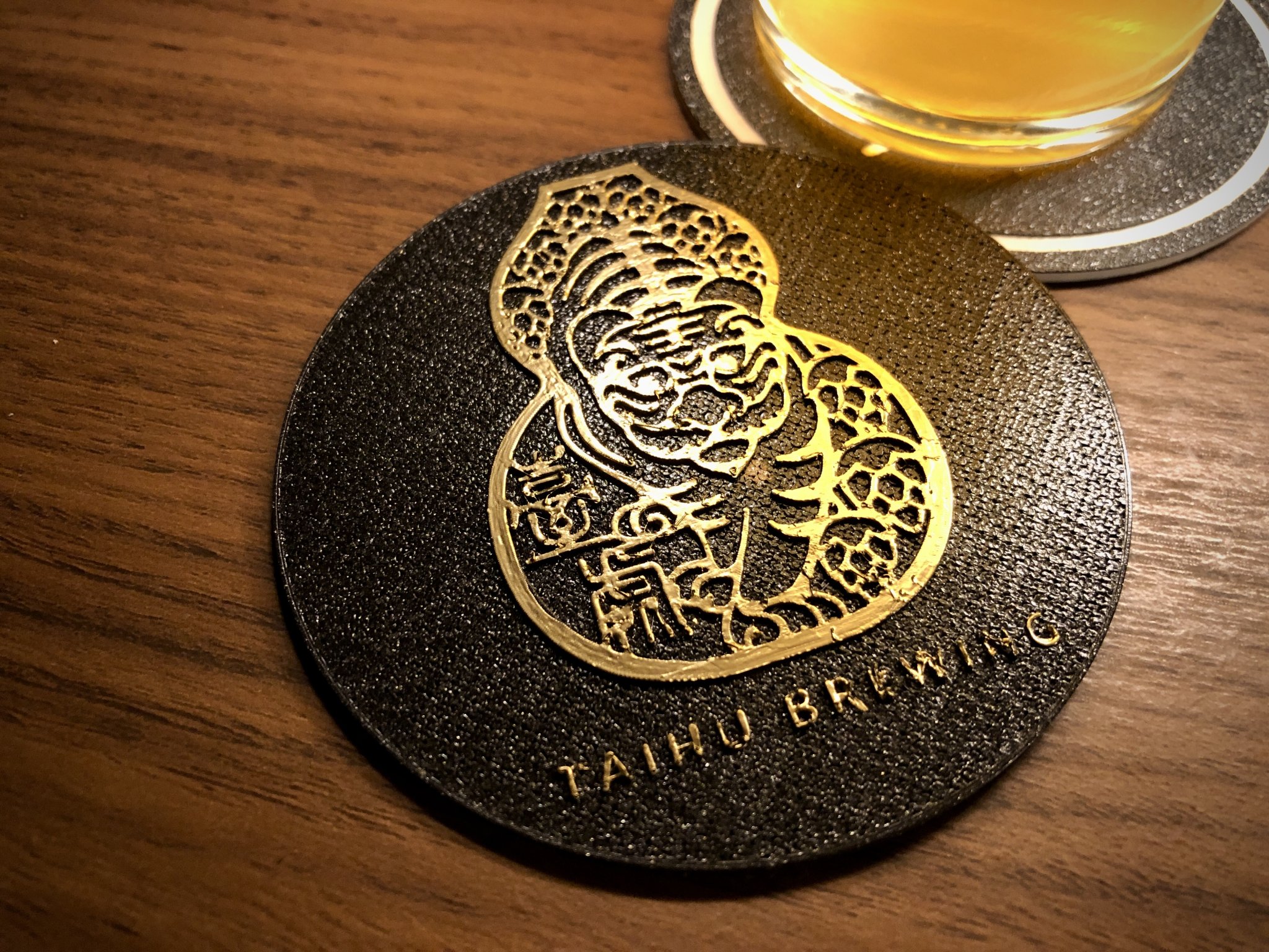 Đế lót ly bia Taihu - Đặc sản Đài Loan
