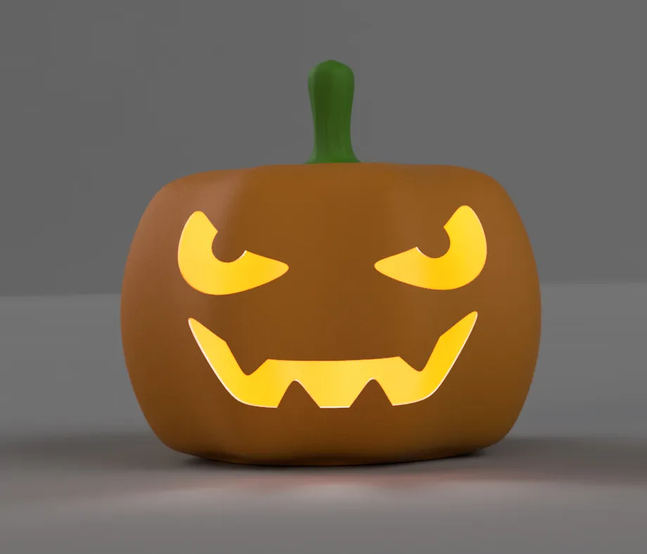 Đèn bí ngô Halloween cho ánh sáng đen hoặc nến