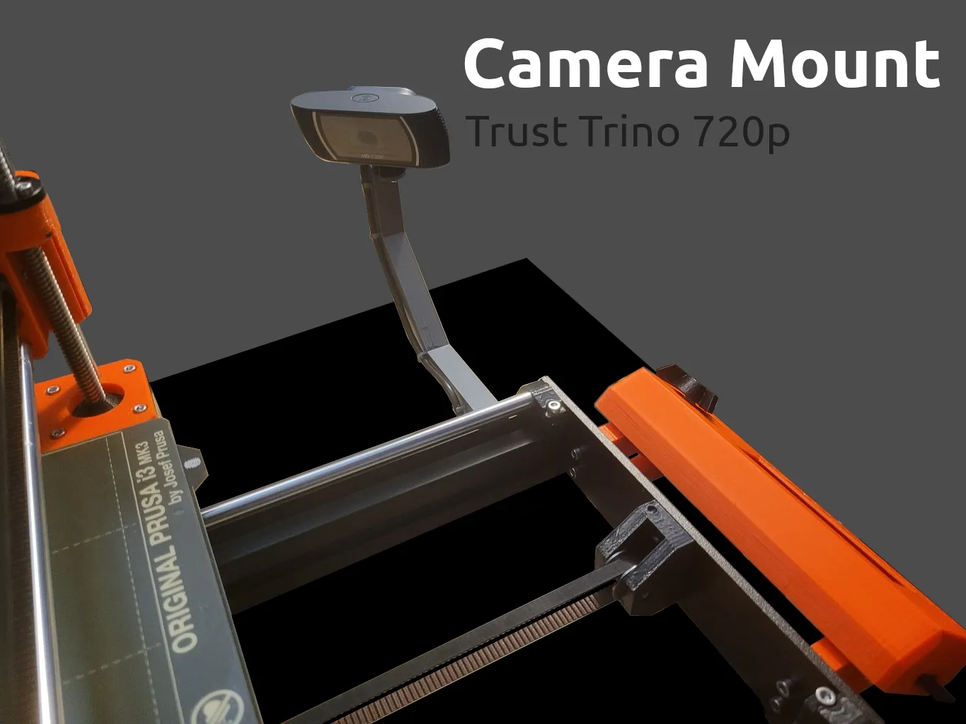 Giá đỡ camera Trust Trino 720p cho Prusa i3 MK3/MK3S