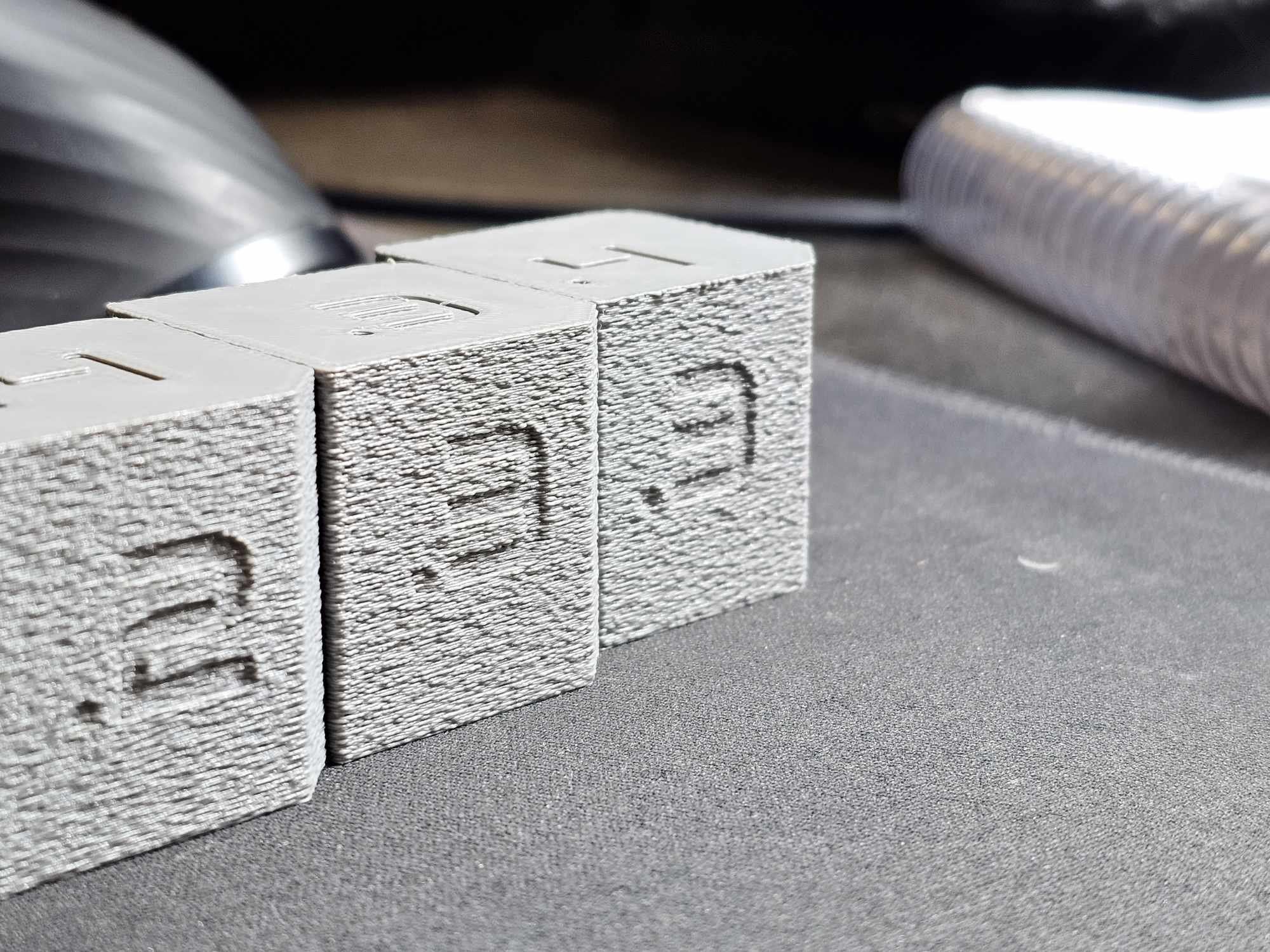 Khối tham chiếu Fuzzy Skin 30mm với các góc khác nhau