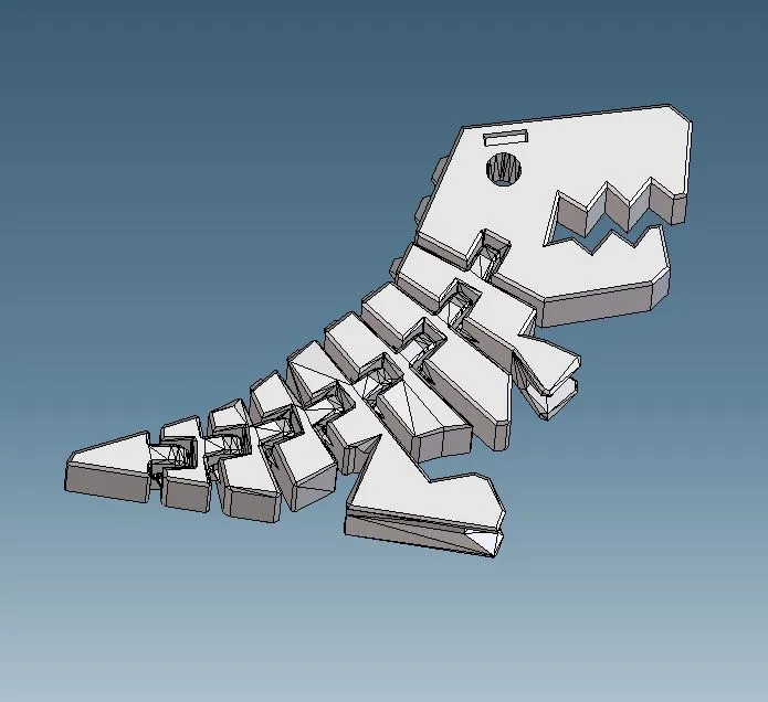 Mô hình khủng long Flexi Rex với liên kết mạnh mẽ