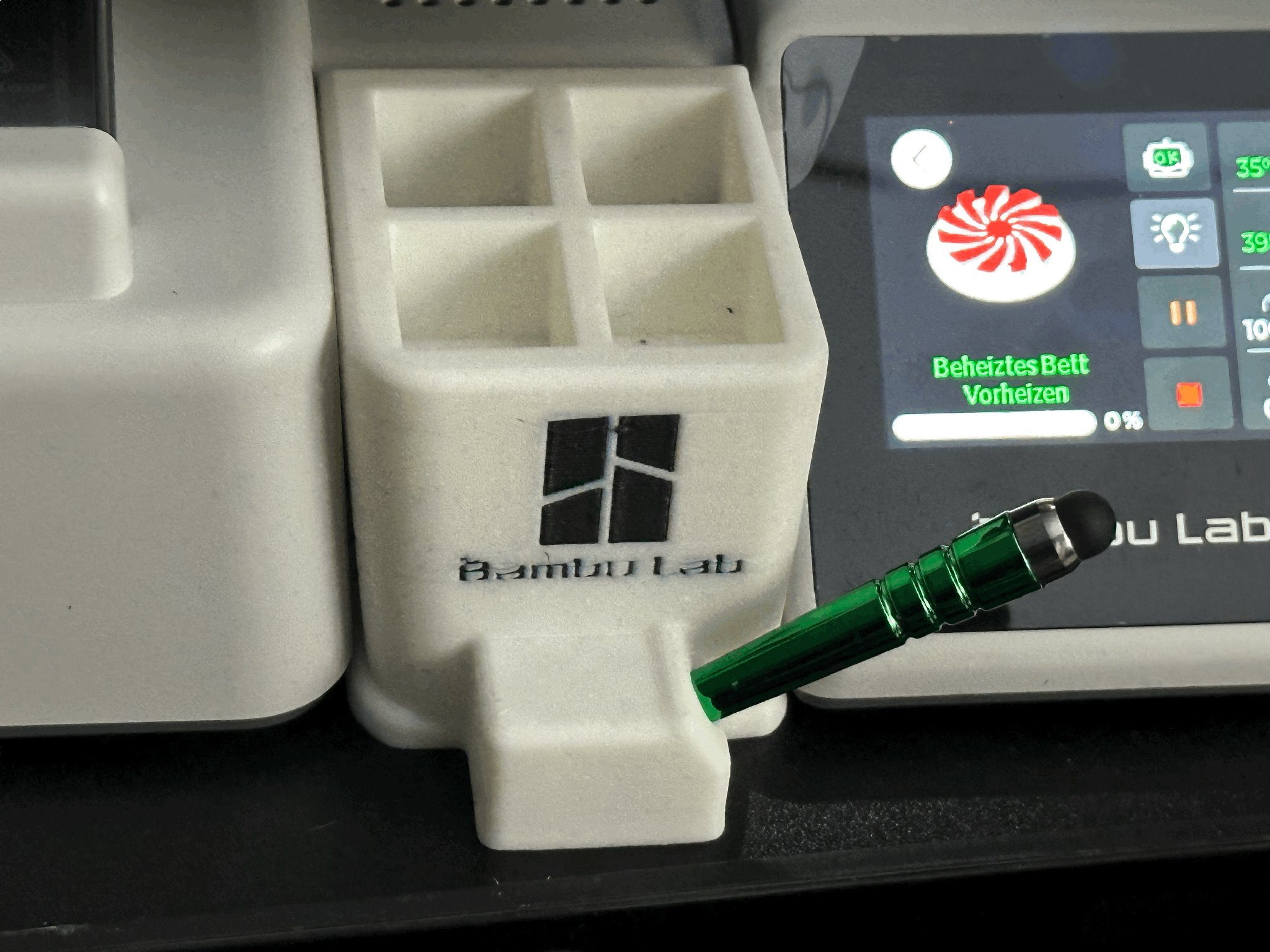 Bình chứa đầu phun chính xác với giá đỡ bút cho Bambulab A1mini