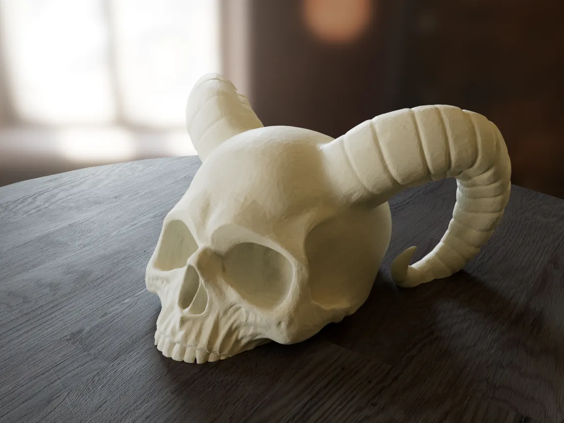 Đèn Sọ Sừng | Sọ Quỷ | Sọ Có Sừng