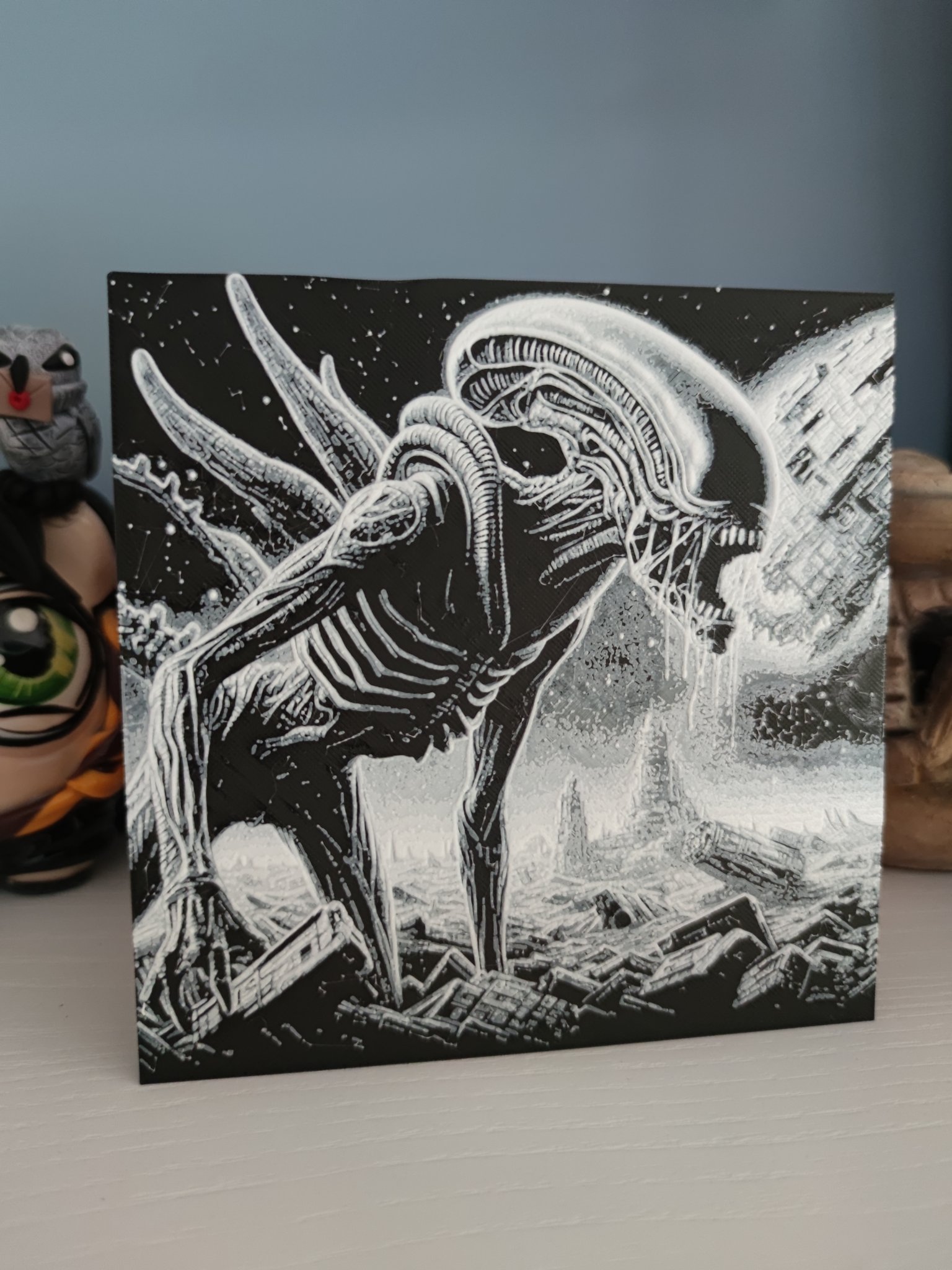 Hueforge Alien - Mô Hình Người Ngoài Hành Tinh