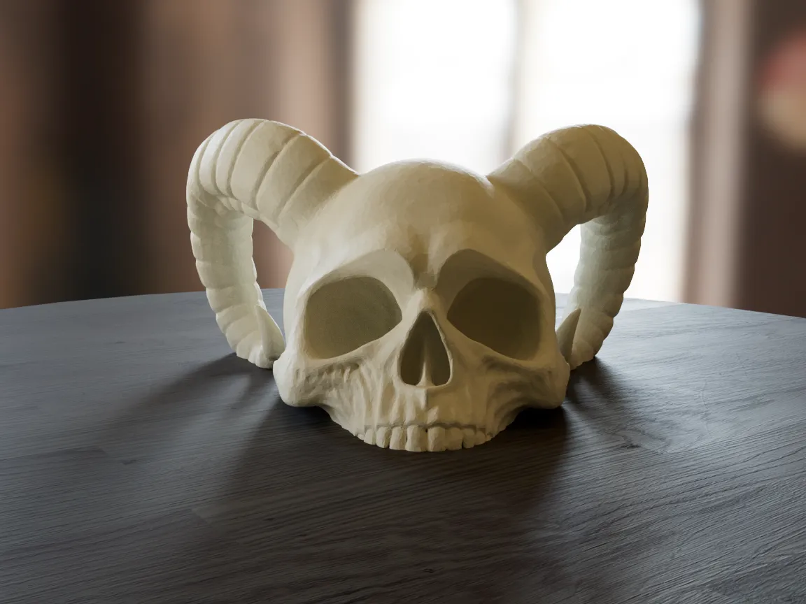 Đèn Sọ Sừng | Sọ Quỷ | Sọ Có Sừng