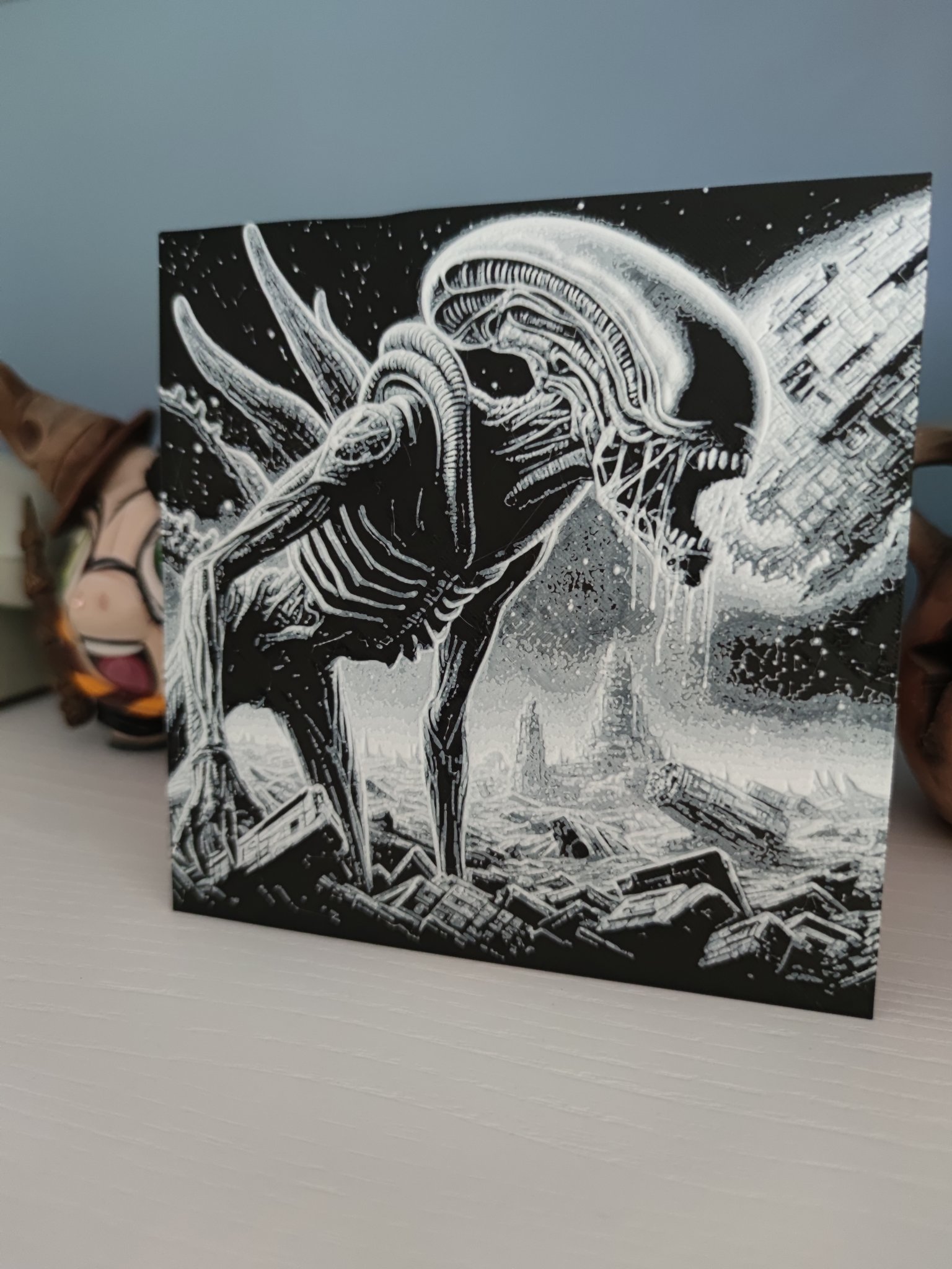 Hueforge Alien - Mô Hình Người Ngoài Hành Tinh