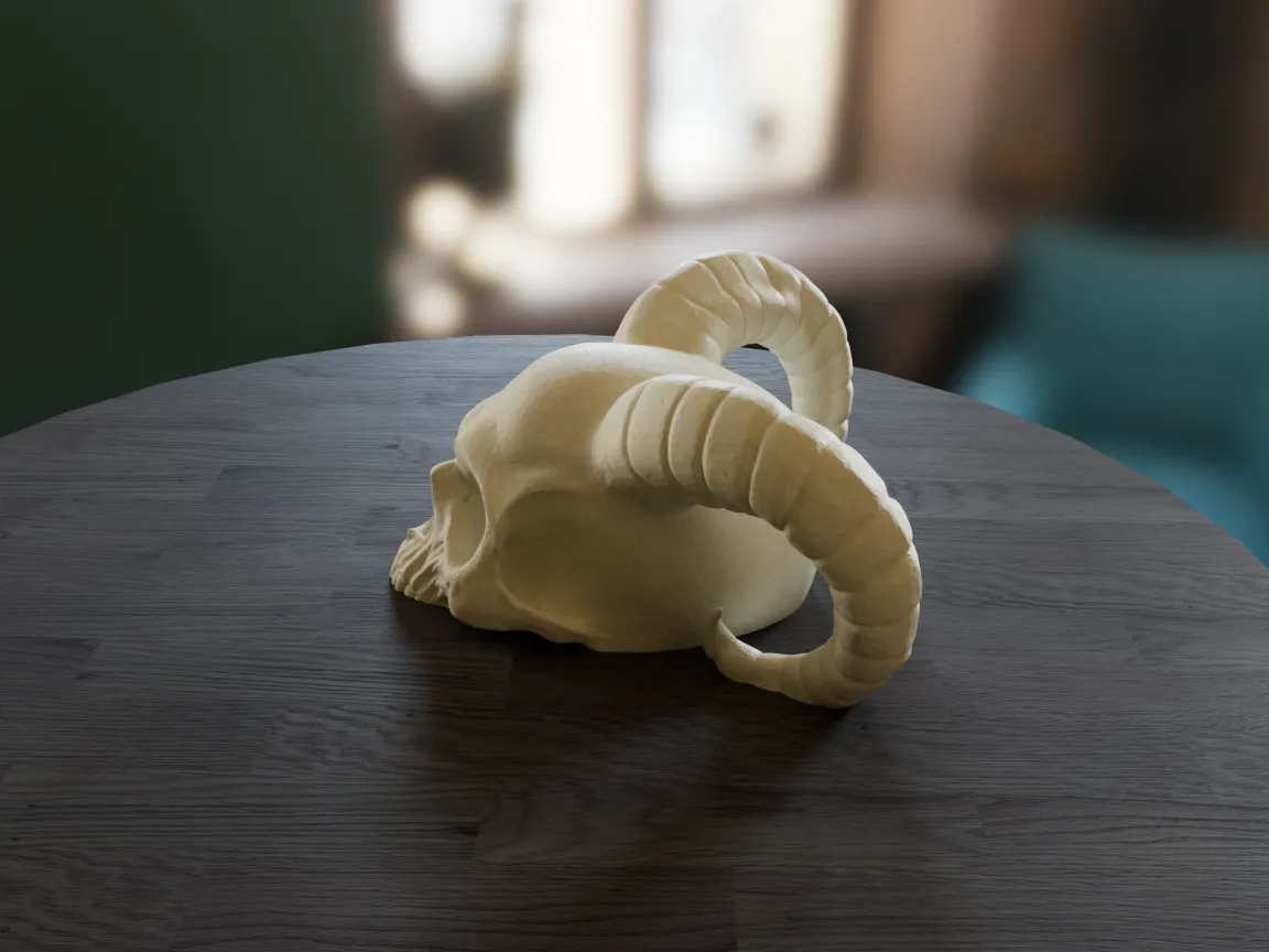 Đèn Sọ Sừng | Sọ Quỷ | Sọ Có Sừng