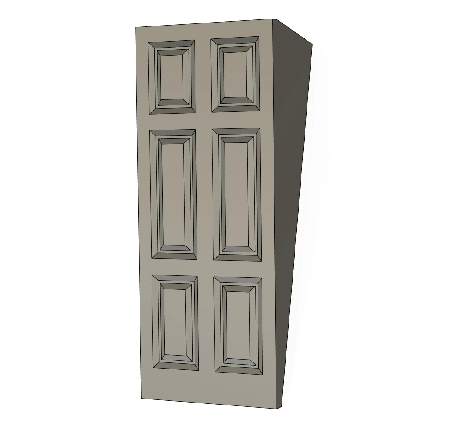 Chặn cửa hình dáng giống như một cánh cửa