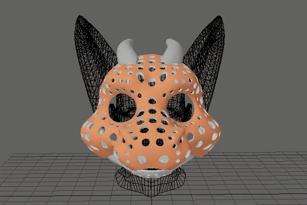 Đế đầu Fursuit hoặc rối - Phiên bản 78 - Rồng Thiên Thần