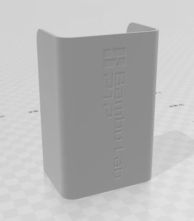 Thùng chứa phân từ tính Bambu Lab P1P với logo