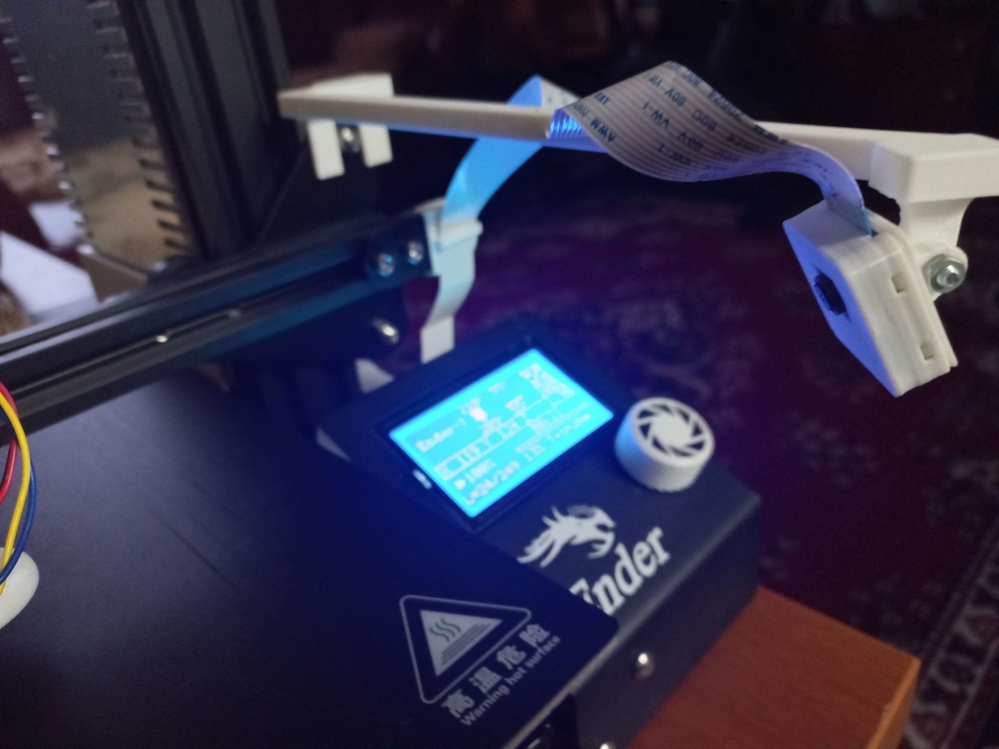 Giá đỡ camera Raspberry Pi Cam V2 cho máy in Ender 3