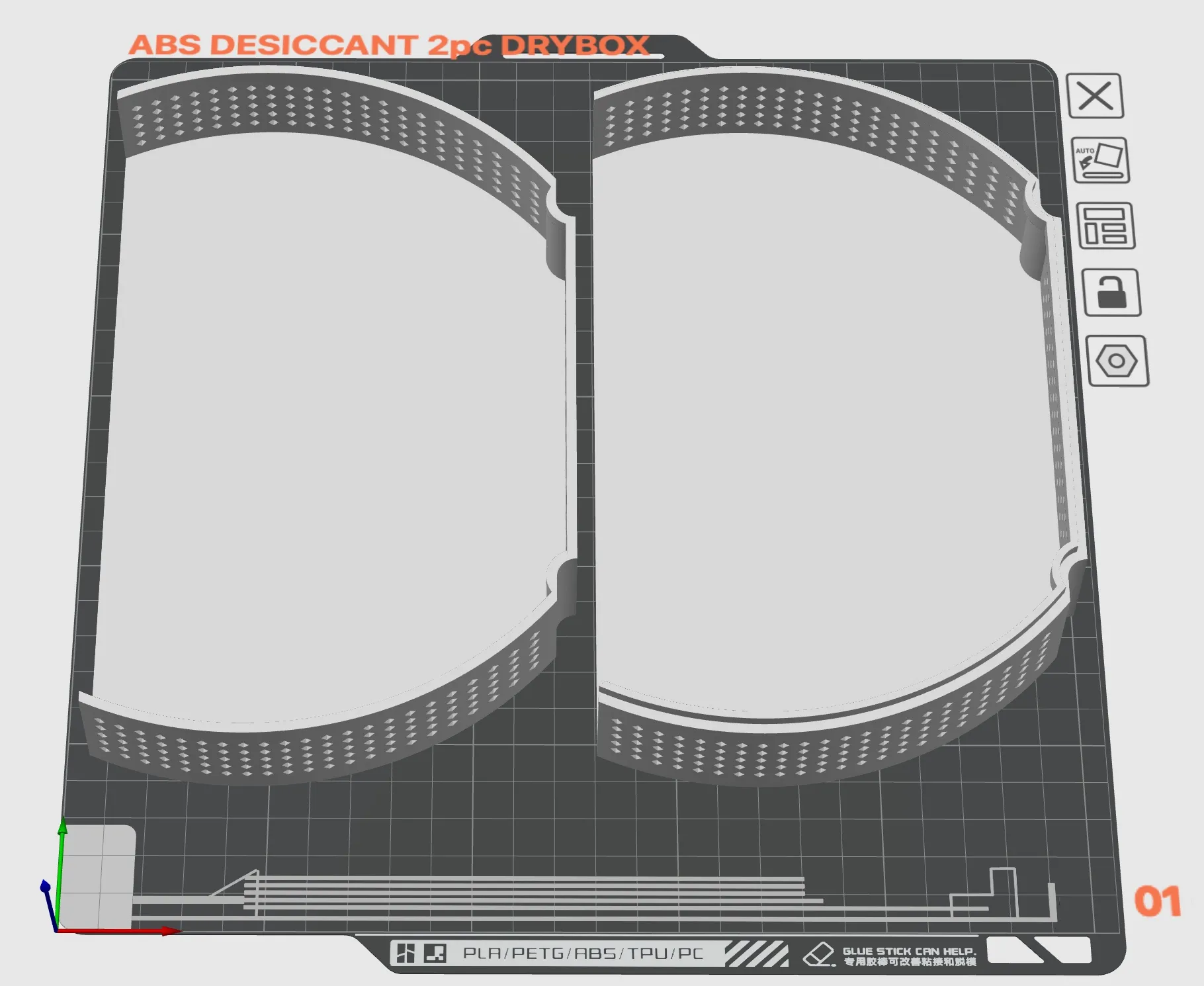 Bộ làm khô ống hút ẩm Sunlu S1 S2 với thiết kế tối ưu