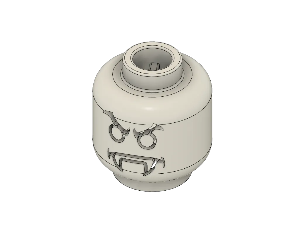 Đầu lâu ma cà rồng LEGO phong cách cổ điển