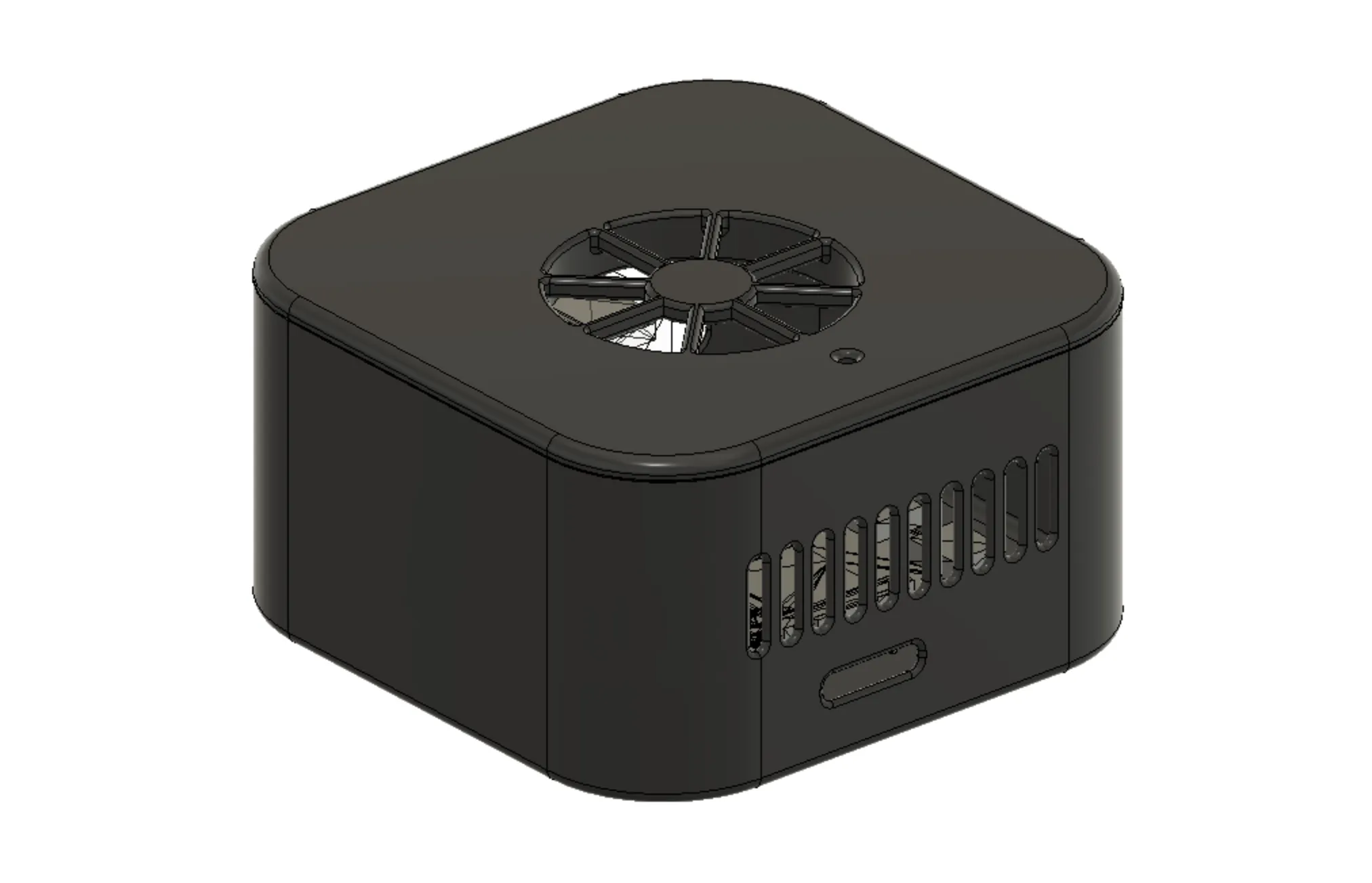 Vỏ Raspberry Pi 4b phong cách AppleTV