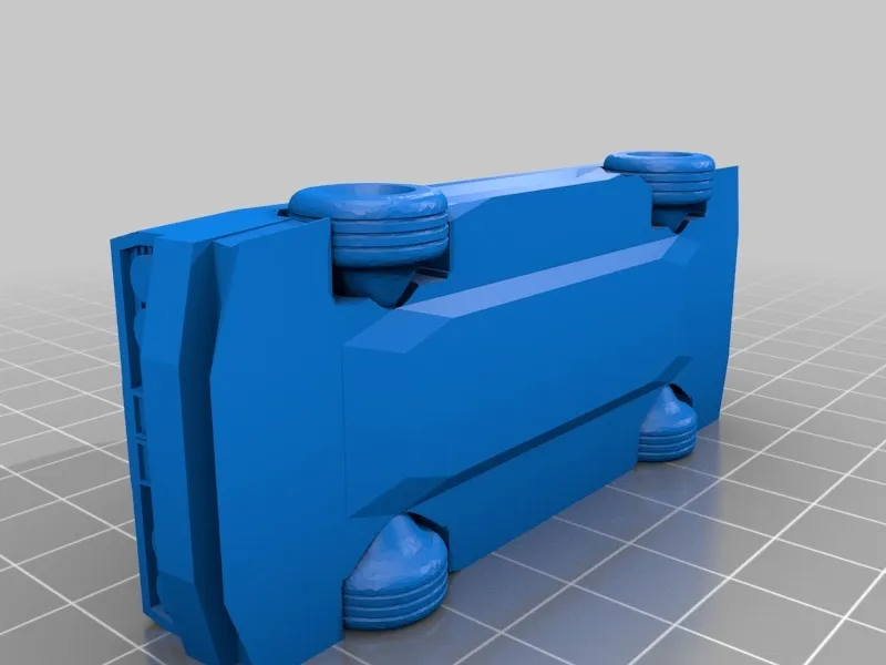 Xe đua rally low poly với bánh in liền