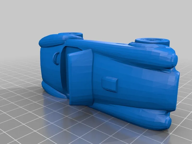 Mô hình Shelby Cobra in place với bánh xe chuyển động