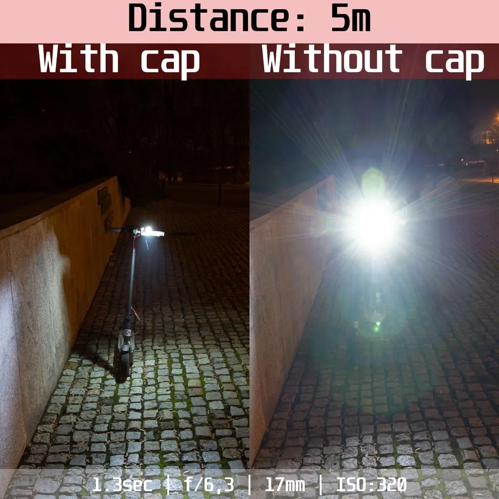 Nắp đèn pin cho Convoy S2+ ngăn chặn ánh sáng mạnh