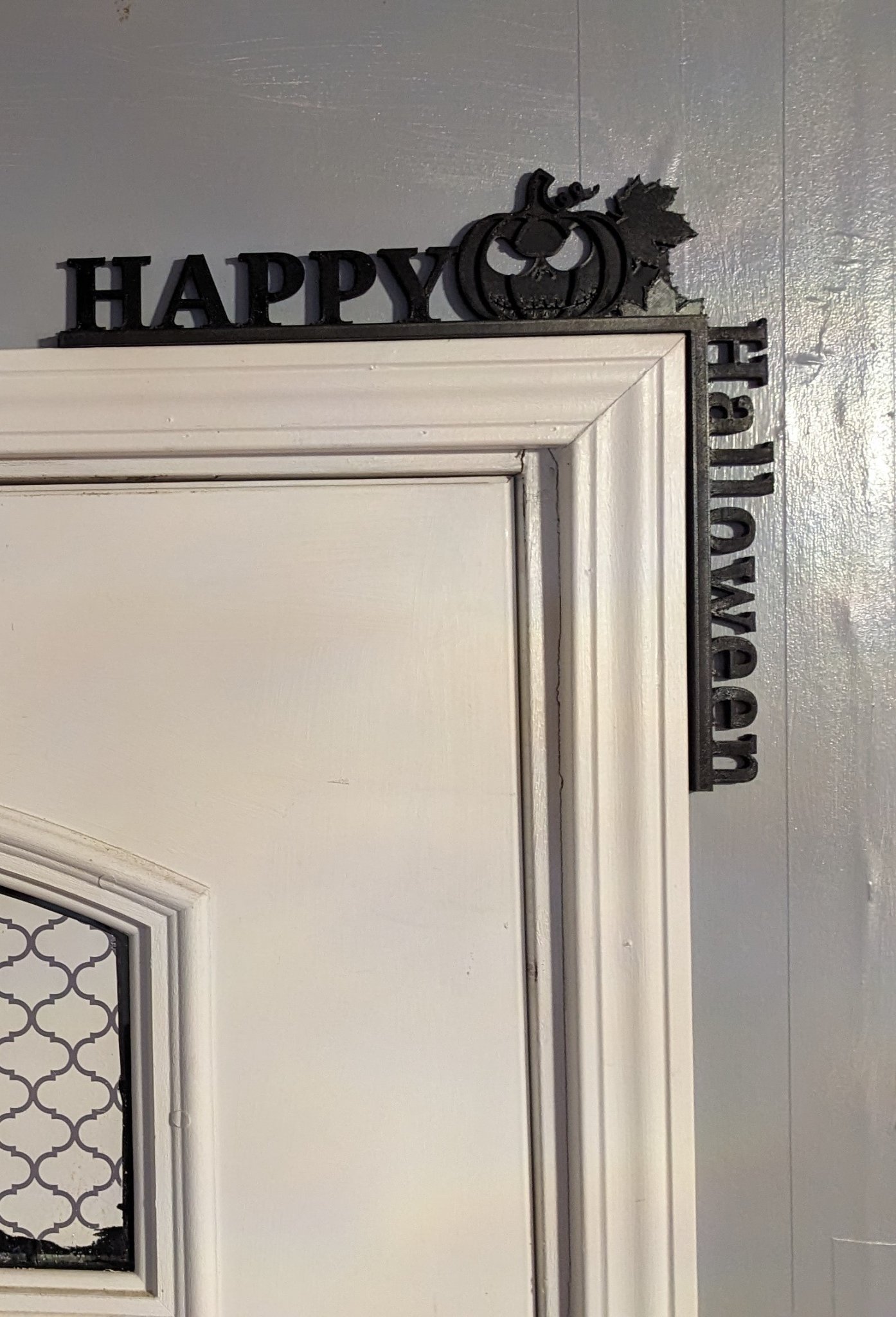 Mô hình trang trí cửa Jack Skellington cho Halloween