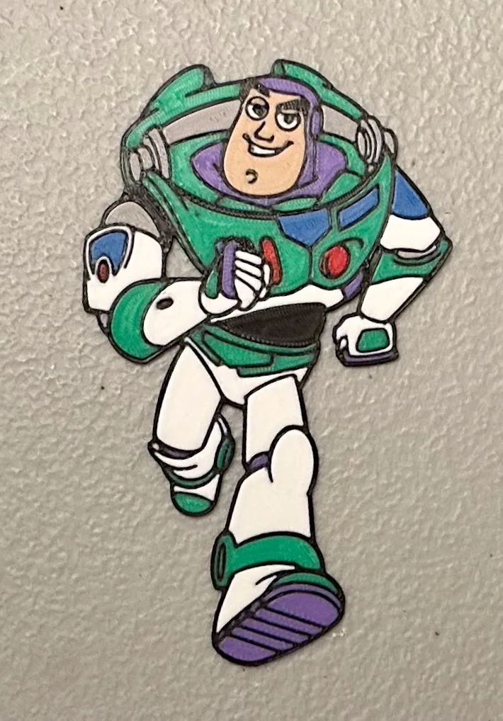Nam châm Buzz Lightyear đa sắc màu 8 màu