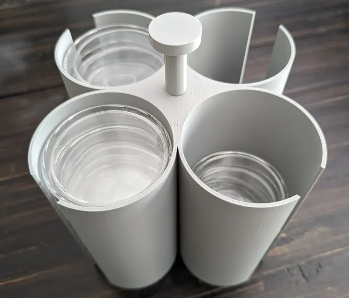 Giá đỡ đĩa Petri điều chỉnh kích thước và chiều cao