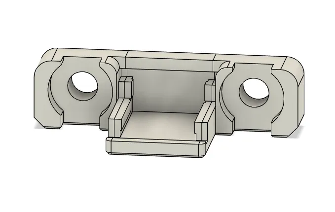 Giá đỡ Wago 221-412 Lên Thanh Nhôm Định Hình 2020 V3 (1-6 cái)