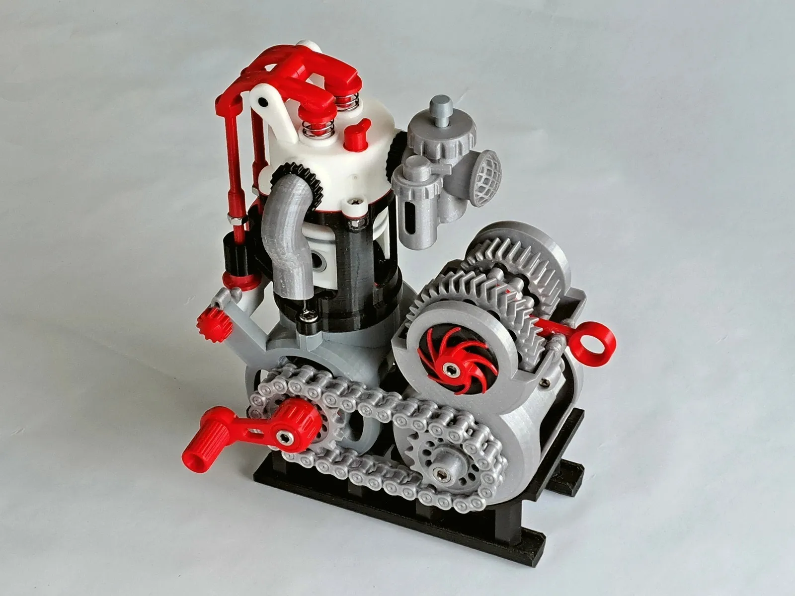 Động cơ Push Rod Có Hộp Số