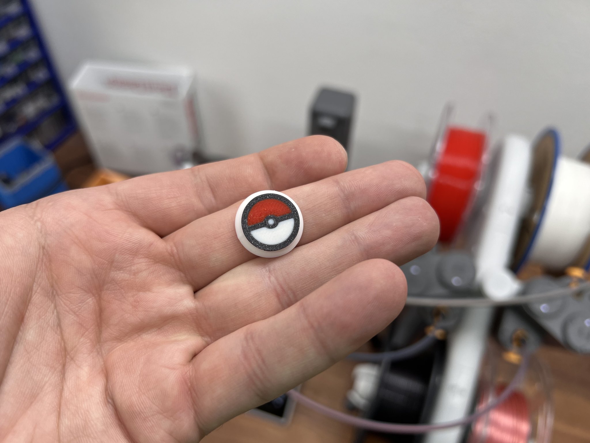 Pokeball cho cửa sổ máy ép nhựa A1 Mini Bambu Lab