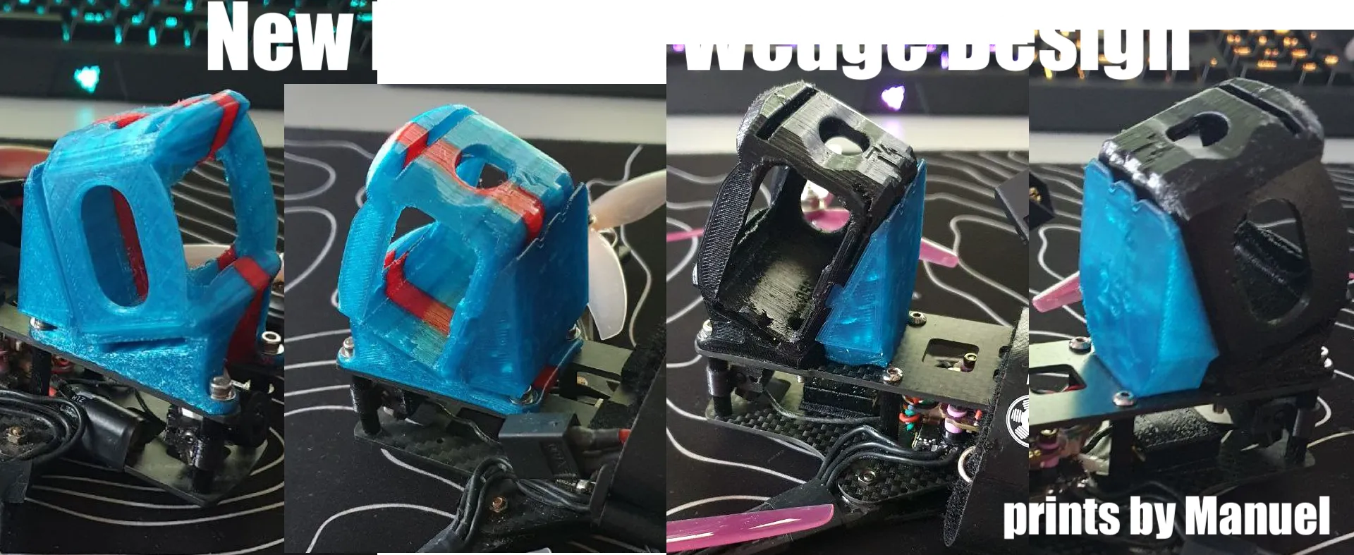 Đế TPU DJI Action 2 cho Drone T4 Max FOV