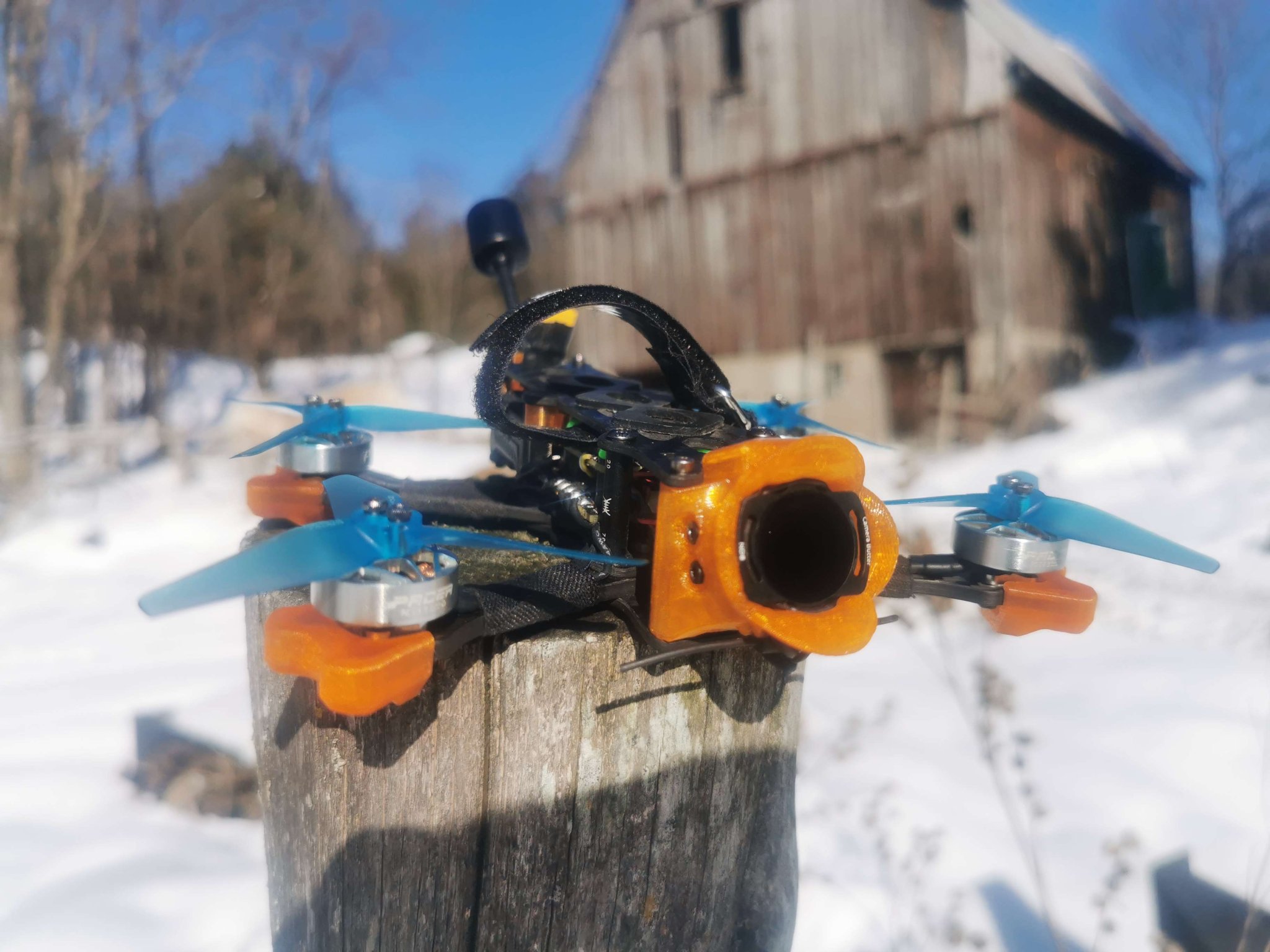 Giá Đỡ FPV Pod: cho O3, Walksnail, mọi thứ, Max-FOV, không cánh quạt, bảo vệ tối đa, mọi quad, mọi cam!