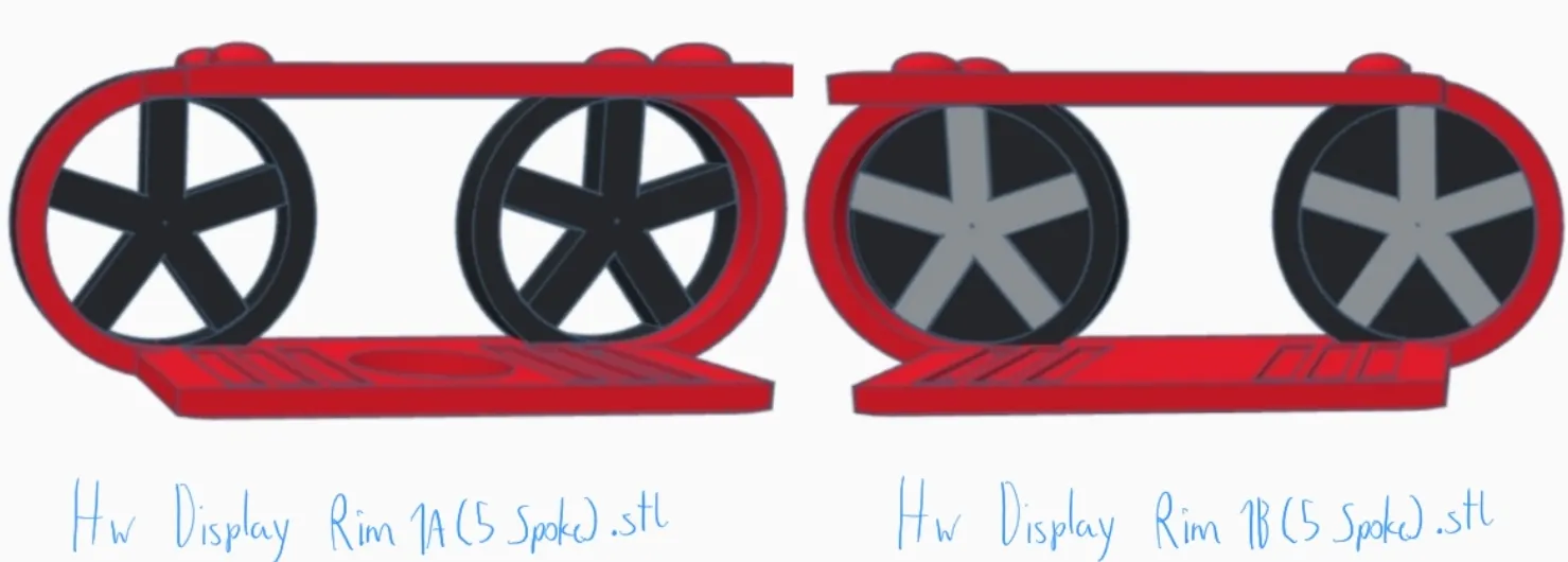 Giá đỡ mô hình Hotwheels/Matchbox đa năng