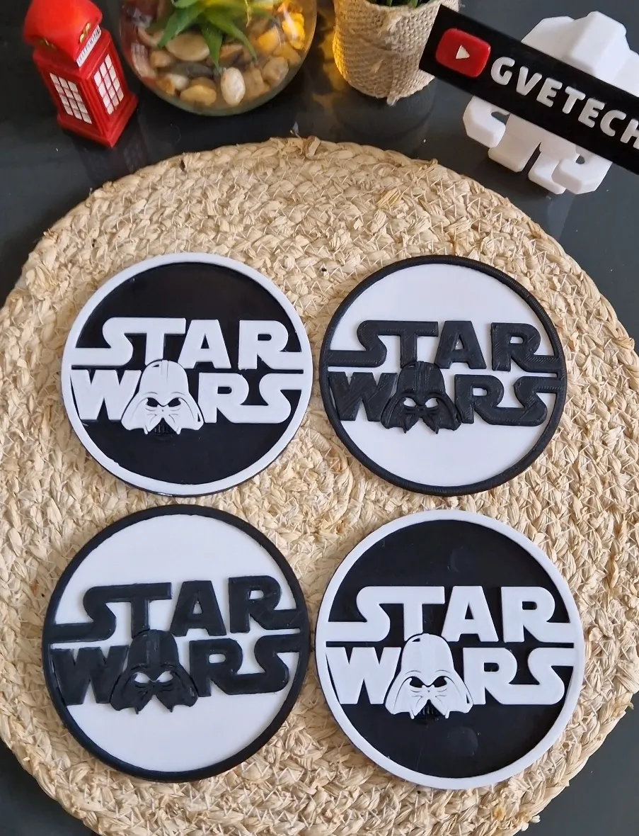 Đế lót ly chủ đề Star Wars cho tín đồ phim khoa học viễn tư...